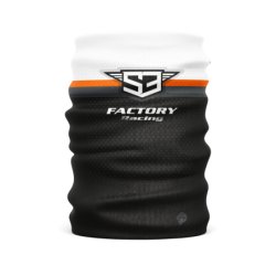 COLAR TUBE S3 RACING BLACK-ORANGE