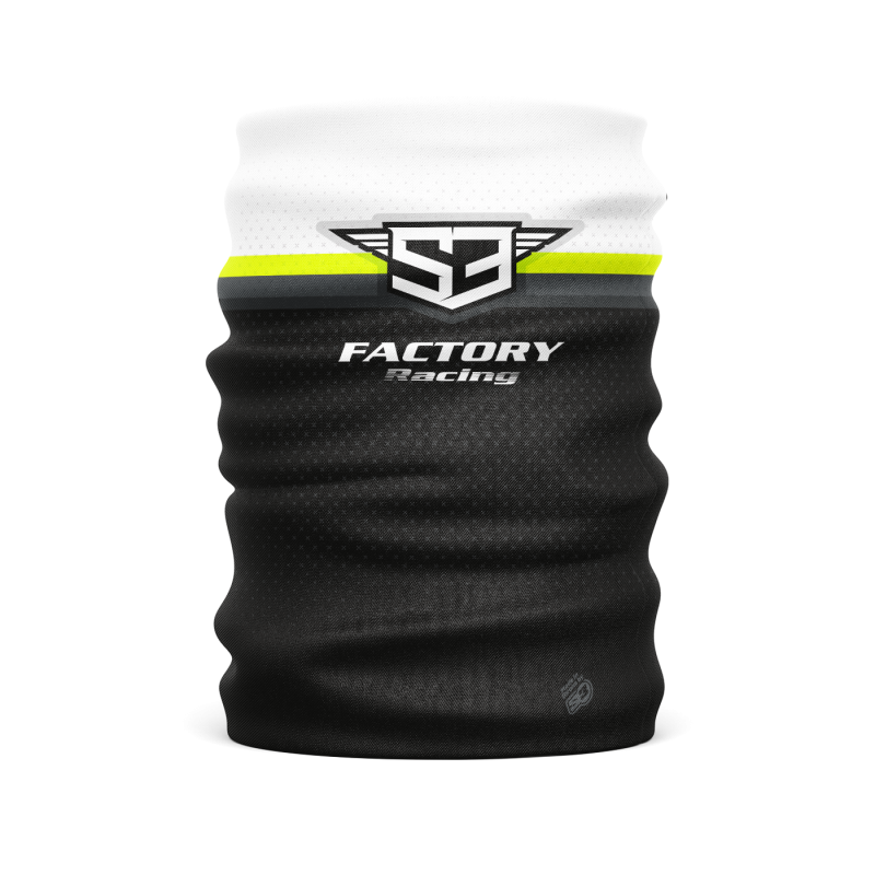 COLAR TUBE S3 RACING BLACK-YELOW