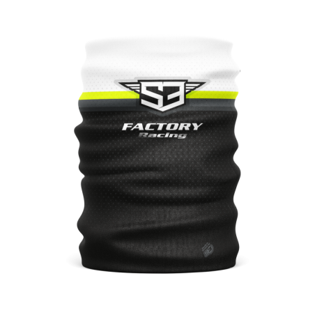 COLAR TUBE S3 RACING BLACK-YELOW