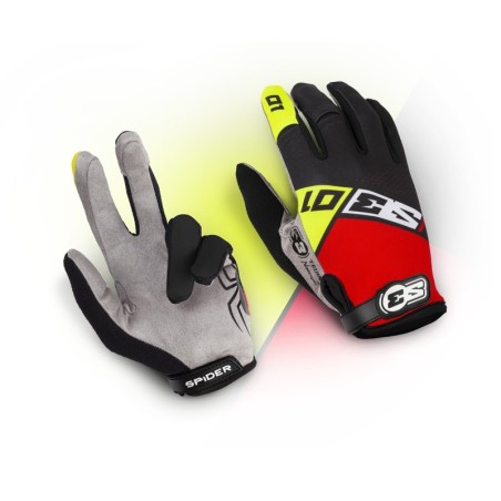 S3 GLOVES SPIDER 01 YELLOW-RED-BLACK
