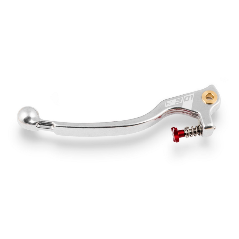 CLUTCH LEVER S3 O1 SILVER + ADJUSTER RED