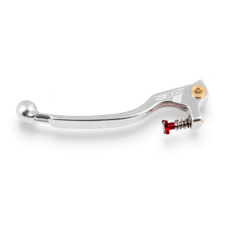 CLUTCH LEVER S3 O1 SILVER + ADJUSTER RED
