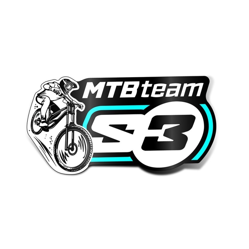 TRUCK STCKER MTB BLUE 60 X 27CM