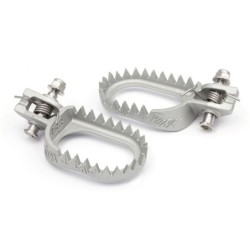 PUNK LOW/BACK S3 FOOTREST SILVER