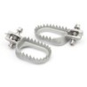 PUNK LOW/BACK S3 FOOTREST SILVER