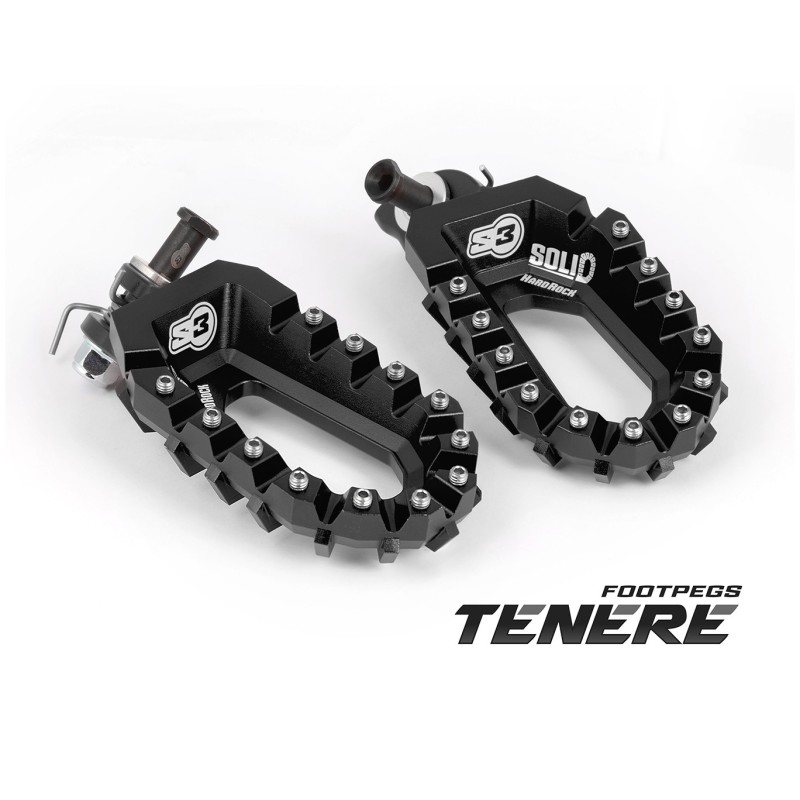 FOOTREST S3 SOLID TÉNÉRÉ BLK