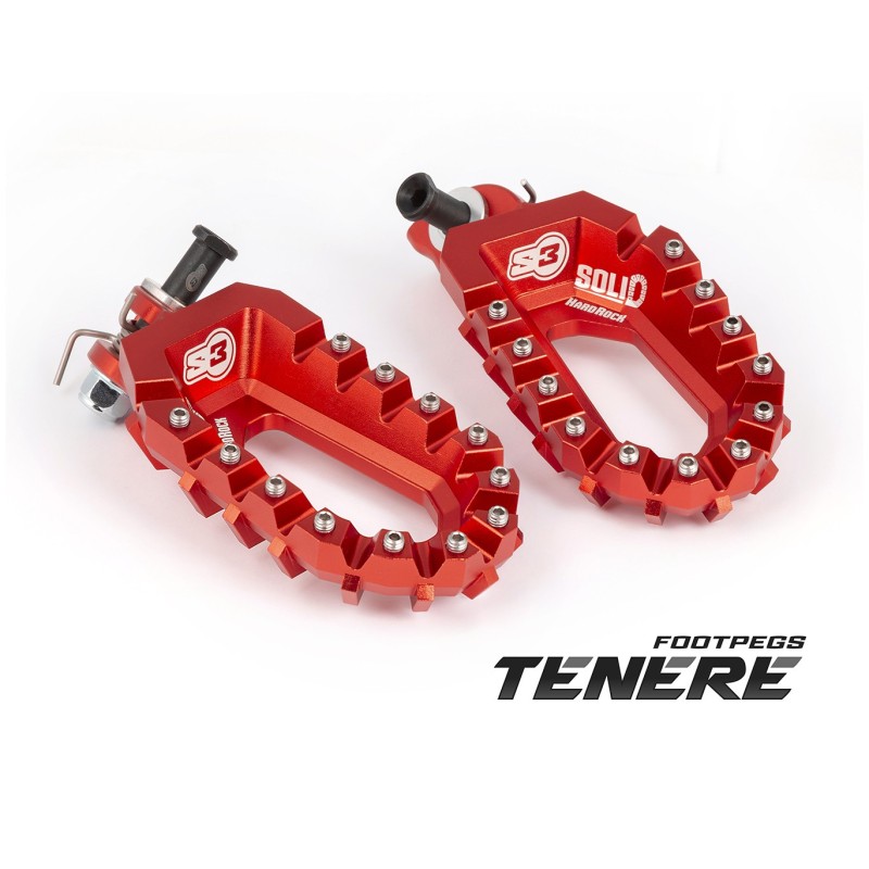 FOOTREST S3 SOLID TÉNÉRÉ RED