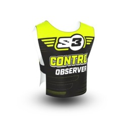 BIB PETO DORSAL CONTROL-OBSERVER ( X 10)