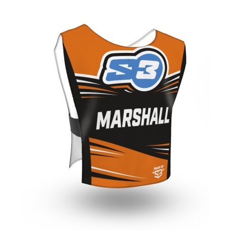 BIB PETO DORSAL MARSHALL ( X 10)