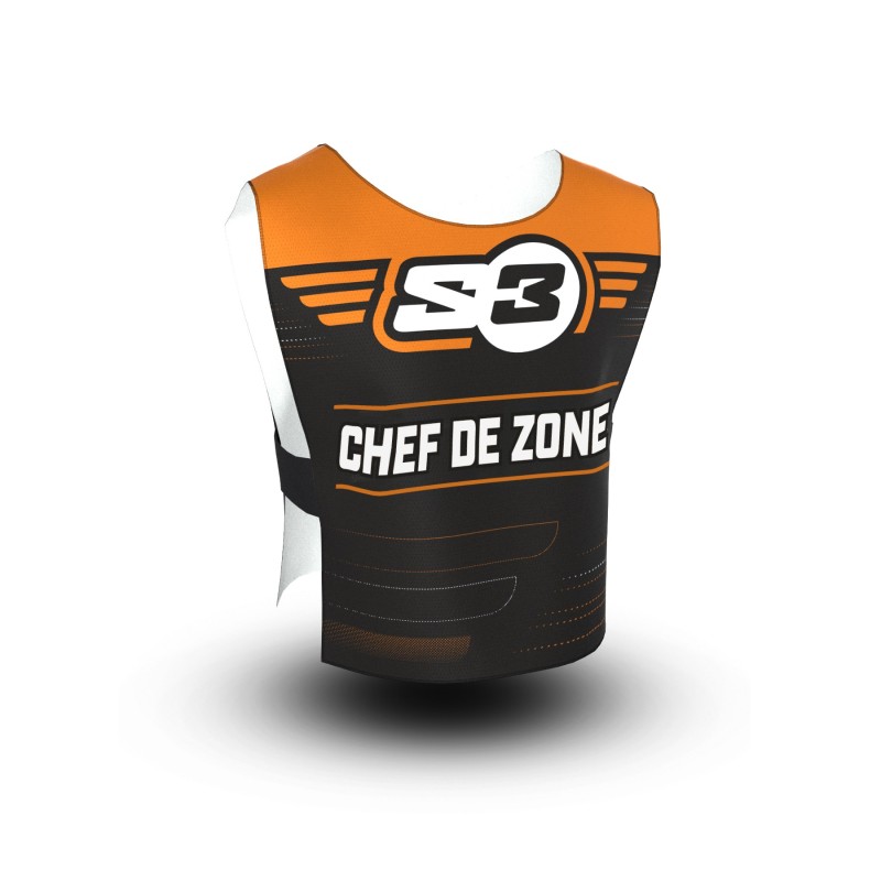 BIB PETO DORSAL CHEF ( X 10)