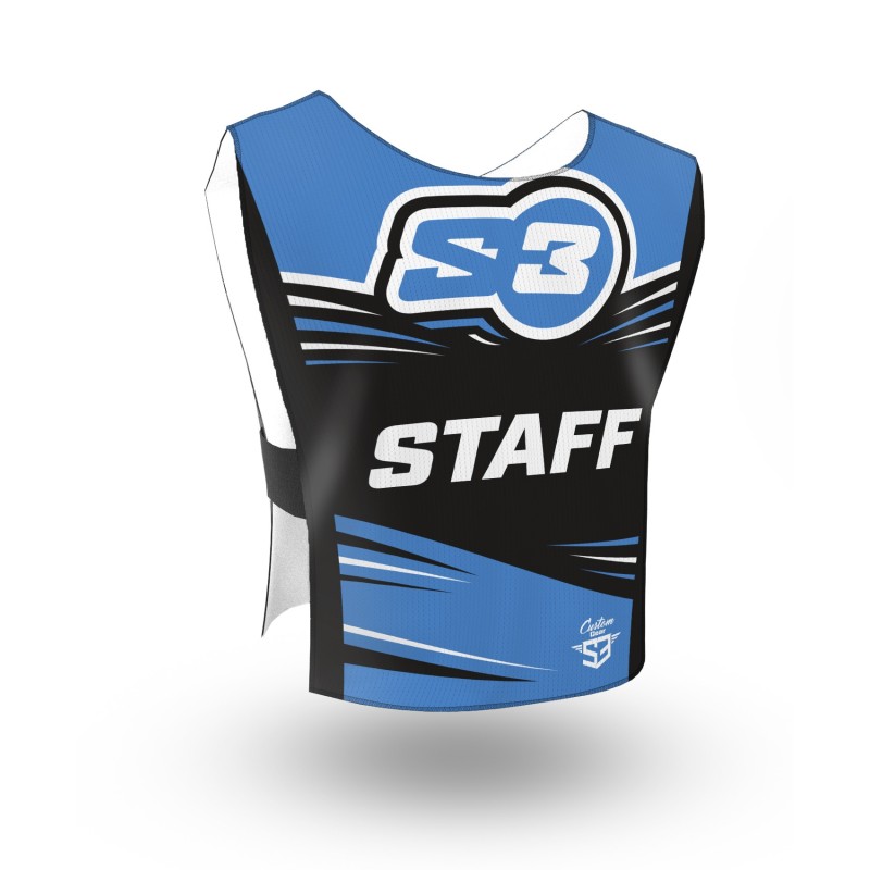 BIB PETO DORSAL STAFF ( X 10)