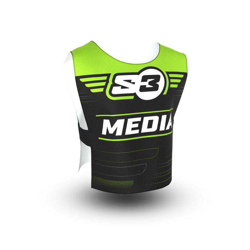 BIB PETO DORSAL MEDIA ( X 10)