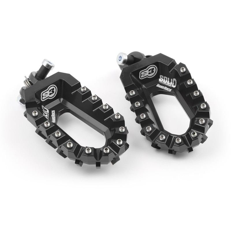 FOOTREST S3 SOLID RALLY BMW GS BLACK