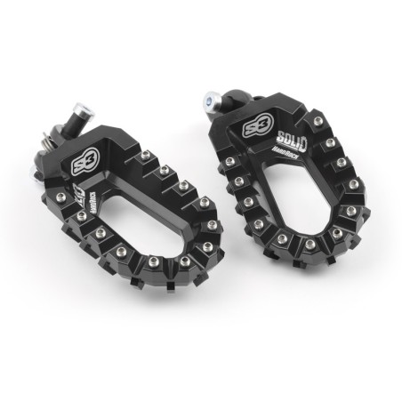 FOOTREST S3 SOLID RALLY BMW GS BLACK