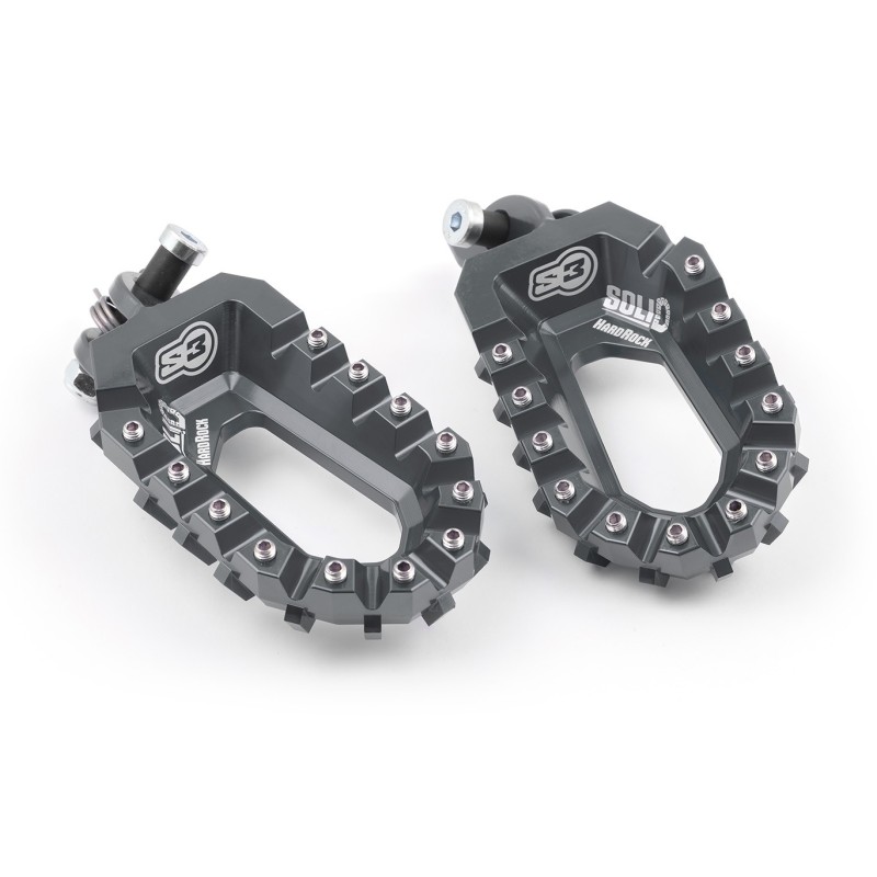FOOTREST S3 SOLID RALLY BMW GS TITANE