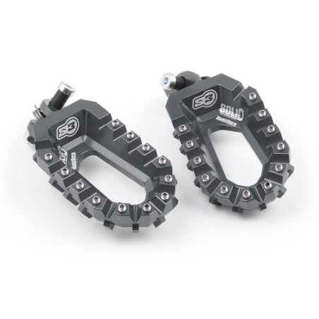 FOOTREST S3 SOLID RALLY BMW GS TITANE