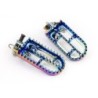 TITANIUM S3 FOOTPEGS KIT RAINBOW RALLY