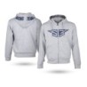 S3 RACING TEAM GREY ZIP-HOODIE