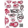 LOGO STICKERS S3 RED