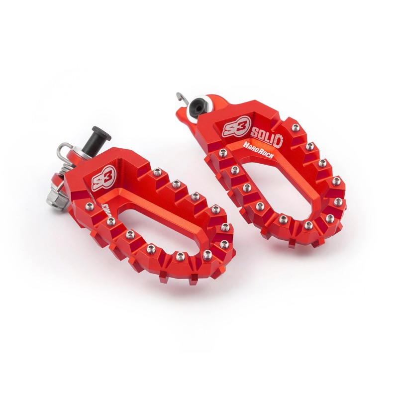FOOTREST S3 SOLID RALLY ENDURO RED