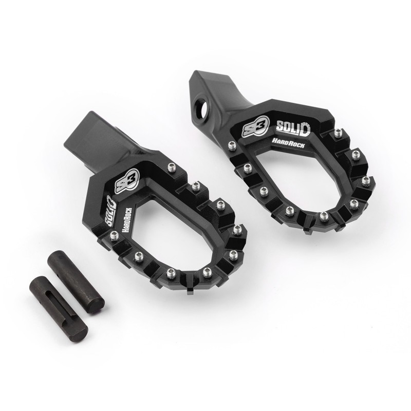 FOOTREST S3 HR SOLID GG PRO BLACK
