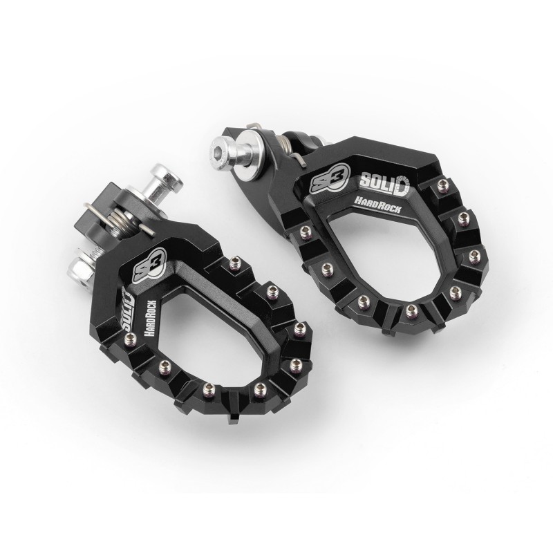 FOOTREST S3 HR SOLID UNI BLACK