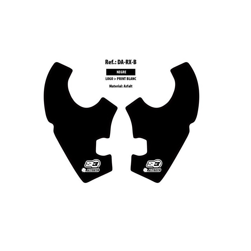 STICKER RALLY FRAME RX BLACK L+R