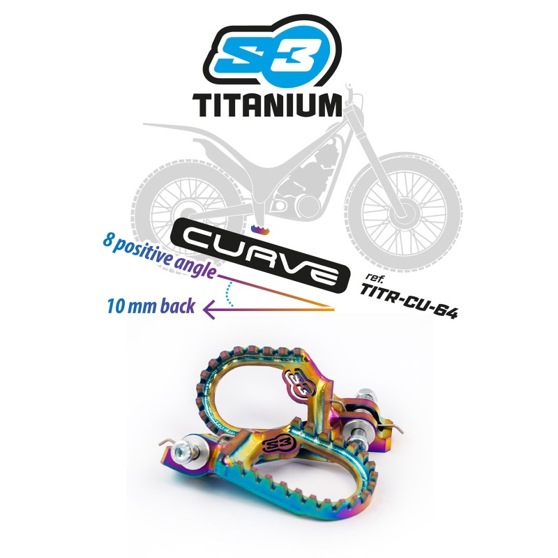 TITANIUM S3 CURVE TRIAL 8 DEG. ANGLE