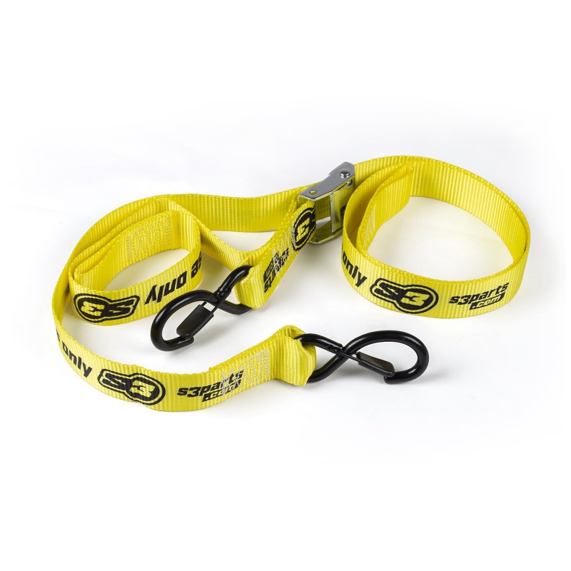 TIE DOWN MOTORBIKE S3 YELLOW ( 1 UNIT)