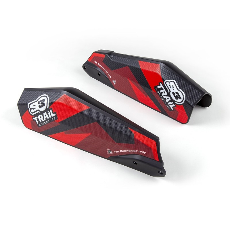 FORK BOOTS KIT BLACK/ RED AFR+TRANSALP