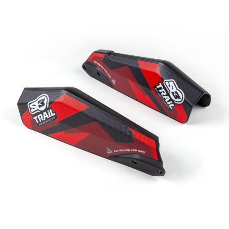 FORK BOOTS KIT BLACK/ RED AFR+TRANSALP