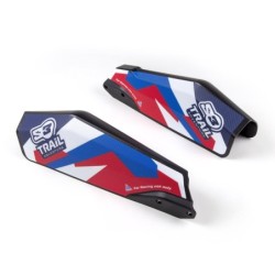 FORK BOOTS KIT BLACK/ WHITE AFR+TRANSALP
