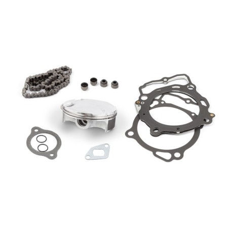 PISTON COMPLETE+GASKETS+CHAIN 450CC D.95