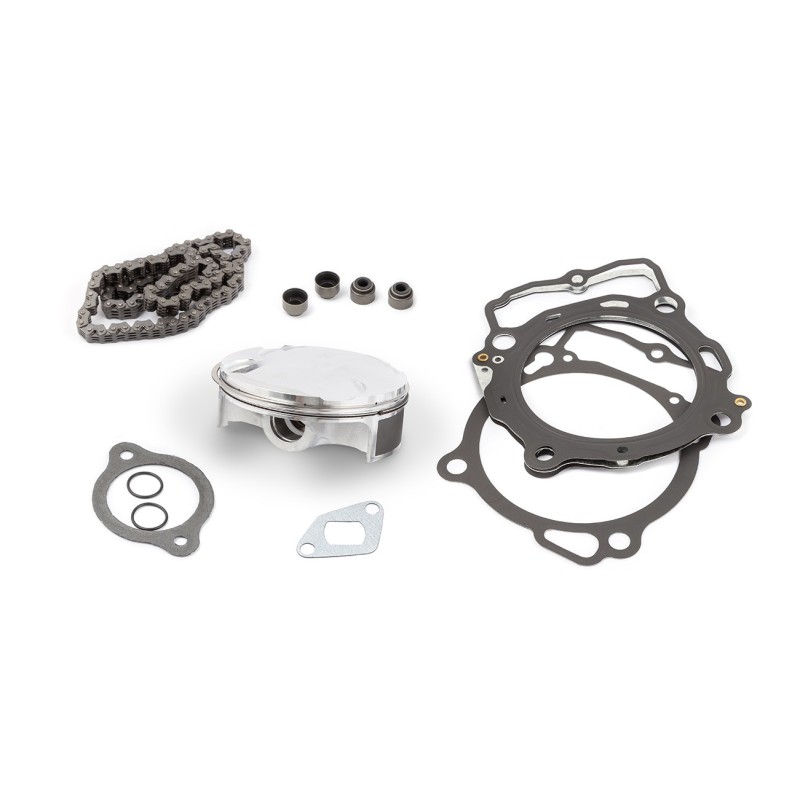 PISTON COMPLETE+GASKETS+CHAIN 450CC D.95