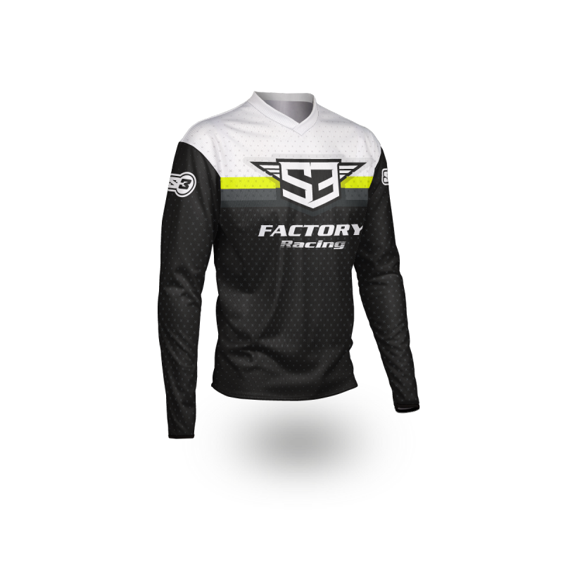 S3 SHIRT RACING BLACK - FLUOR