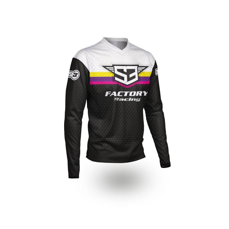 S3 SHIRT RACING BLACK - PINK