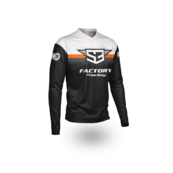 S3 SHIRT RACING BLACK - ORANGE