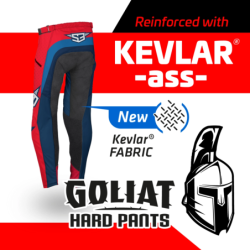 S3 PANTS GOLIAT KEVLAR RED
