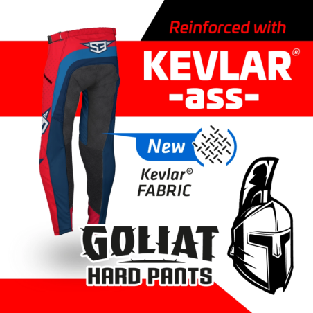 S3 PANTS GOLIAT KEVLAR RED