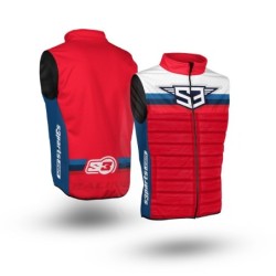 S3 GILET HYBRID RACING RED