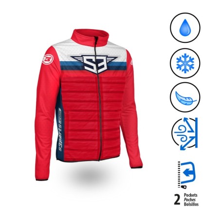 S3 HYBRID JACKET RACING RED