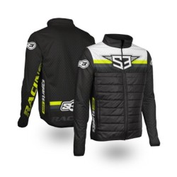 S3 HYBRID JACKET RACING BLACK - FLUOR