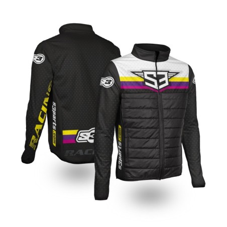 S3 HYBRID JACKET RACING BLACK - PINK