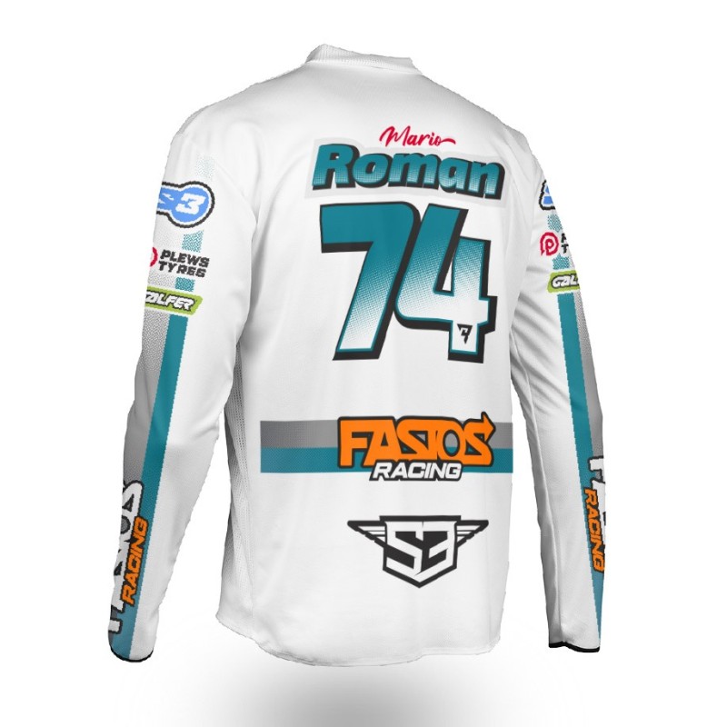 MARIO ROMAN REPLICA EN S3 SHIRT WHITE