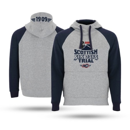HOODIE SSDT GREY-MARINE