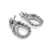 FOOTREST S3 HR CURVE SILVER