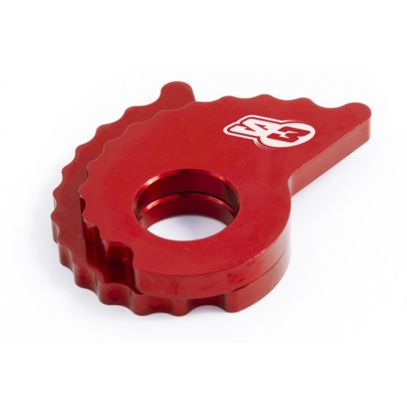 CHAIN ADJUSTER RACING D17MM RED