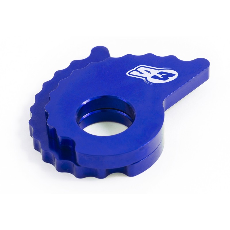 CHAIN ADJUSTER RACING D17MM BLUE