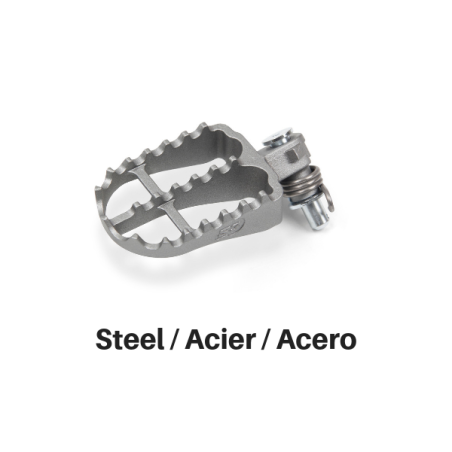 FOOTPEGS HARDROCK STEEL SHERCO ENDURO