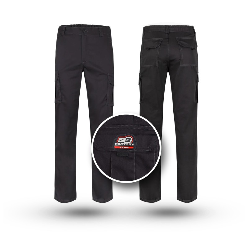 PANTS S3 MECANIC BLACK
